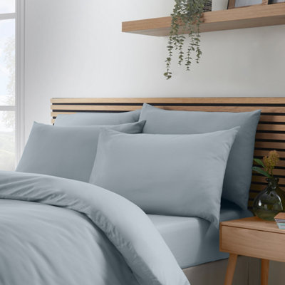Catherine Lansfield So Soft Easy Iron Standard Pillowcase Pack of 4 Slate Grey