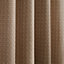 Catherine Lansfield Textured Thermal Insulating 46x54 Inch Eyelet Curtains Two Panels Natural