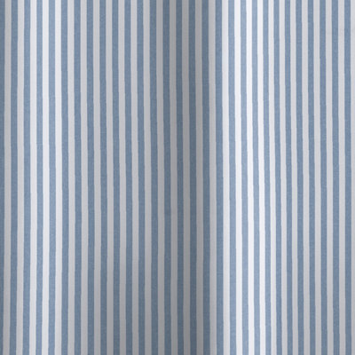 Catherine Lansfield Timeless Stripe 180x180cm Shower Curtain Blue
