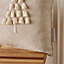 Catherine Lansfield Tufted Christmas Tree Cushion Natural