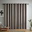 Catherine Lansfield Wilson Blackout Thermal 117x229cm Curtains Two Panels Grey