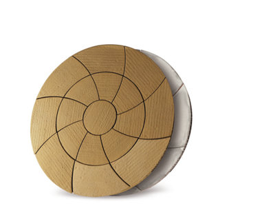 Catherine Wheel Circular Patio Kit 'The Astbury' Weathered Slate.