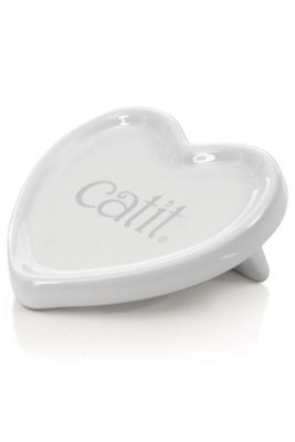 Catit 2.0 Creamy Heart Ceramic Cat Feeding Dish Price Comparisons | Compare The Build
