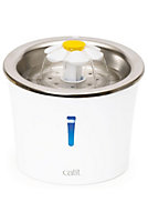 Catit 2.0 Flower Cat Drinking Fountain 3L with Stainless Steel Top