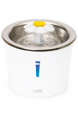 Catit 2.0 Flower Cat Drinking Fountain 3L with Stainless Steel Top Price Comparisons | Compare The Build