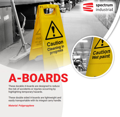 Cleaning In Progress Floor Sign | Safety Signs | Morsafe UK