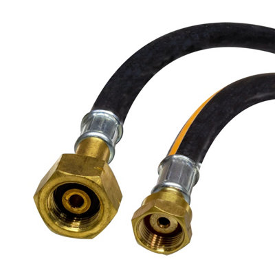 Cavagna 0.5m (20 inch) LPG Nut x W20 Gas Hose Pigtail for Caravans and ...