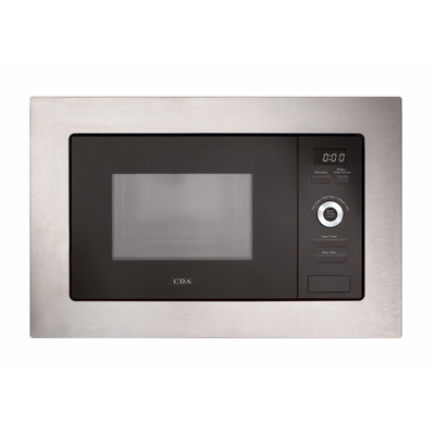 CDA VM551SS 17L 700W Slim Built-in Wall Unit Stainless Steel Microwave Oven