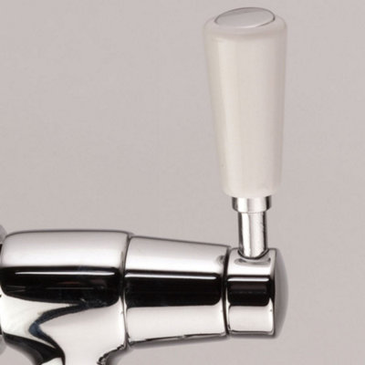 CDA White Tap Handles for TT41CH and TT56CH Taps ATT01WH