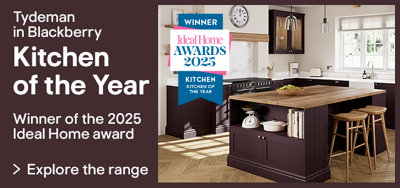 Tydeman in Blackberry kitchen – Ideal Home Kitchen of the Year 2025 winner - Explore the range now