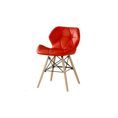 Red discount eiffel chair