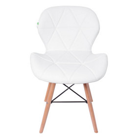 Cecilia Eiffel Dining Chair, Single White