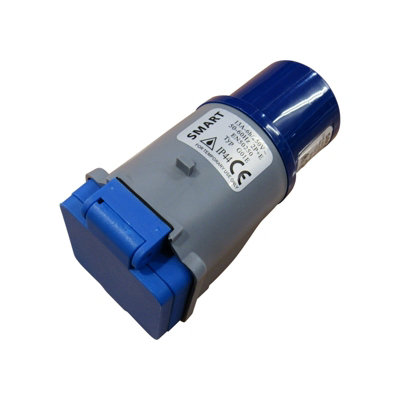 CEE Plug Adaptor to UK Plug Socket (Mains Electricity Coupler Caravan Camping Site)
