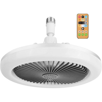 Ceiling Fan With Light And Remote - High Air Volume Ventilation Fan With LED Display & Timer