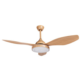 Ceiling Fan with Light Brown MUDDY