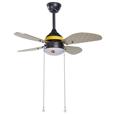 Ceiling Fan with Light DOLORES Yellow