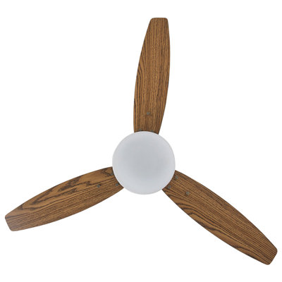 Ceiling Fan with Light MLAVA with Remote Brown