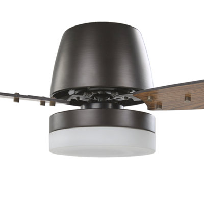 Ceiling Fan with Light MLAVA with Remote Brown