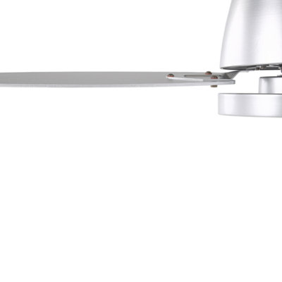 Ceiling Fan with Light MLAVA with Remote Silver