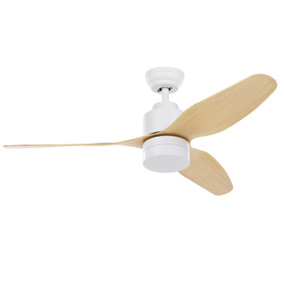 Ceiling Fan with Light White ANDERSON