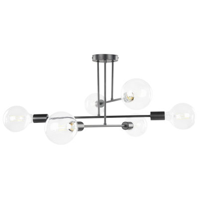 Ceiling Lamp KIDANE Metal Black