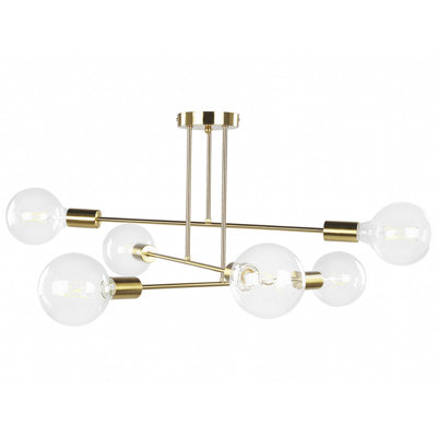 Ceiling Lamp KIDANE Metal Brass