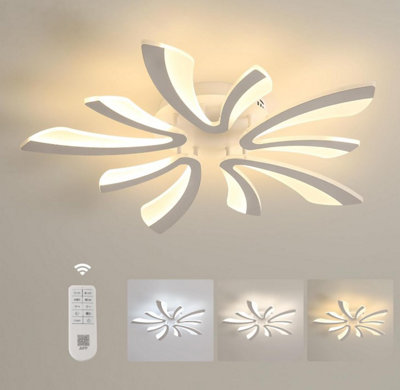 Ceiling Light LED Ceiling Lighting 48W Acrylic Modern Remote Control
