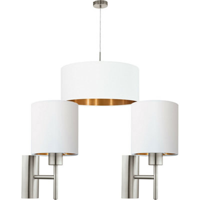 Matching wall sconces and deals ceiling light