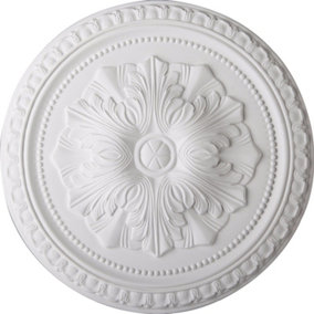 Ceiling Rose Flavia Lightweight Resin Mould Easy to Fix 45cm  Diameter Paintable