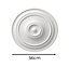 Ceiling Rose Julia Resin Lightweight Mould Easy to Fix 56cm  Diameter Paintable