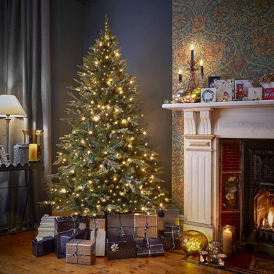 Celebright 7ft Tiffany Christmas Tree Pre-Lit with 300 Vintage