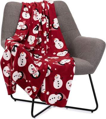 Celebright Christmas Fleece Throw - Large 50 x 60 Inch - Fluffy ...