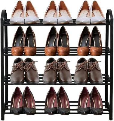 Celino 4 Tier Shoe Rack Shoe Storage Footwear Organiser Storage Rack ...
