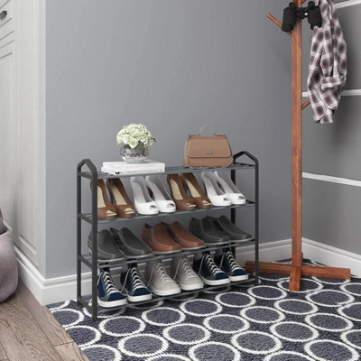 Celino 4 Tier Shoe Rack Shoe Storage Footwear Organiser Storage Rack ...