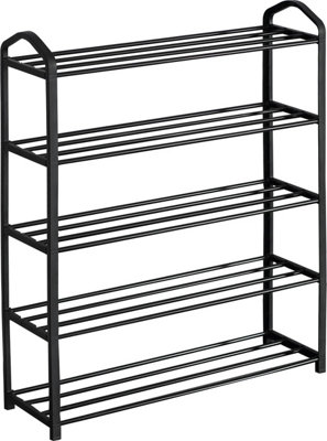 Celino 5 Tier Shoe Rack Shoe Storage Footwear Organiser Storage Rack ...