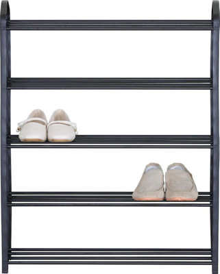 Celino 5 Tier Shoe Rack Shoe Storage Footwear Organiser Storage Rack ...