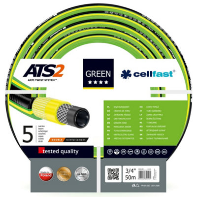 Cellfast Garden Hose ATS2 3/4 50m Green