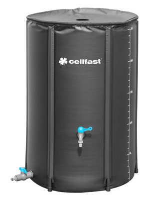 Cellfast Rainwater Tank Garden Watering Collapsible Spare Water Reservoir 250l Capacity