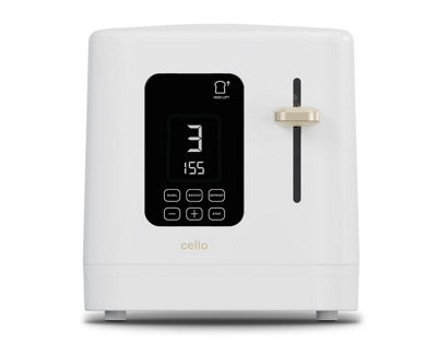 Cello Digital 2 Slice Toaster with Timer, 800W, Digital Control Panel ...