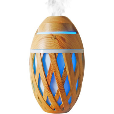 Cello Ultrasonic Diffuser Woven Basket Grained