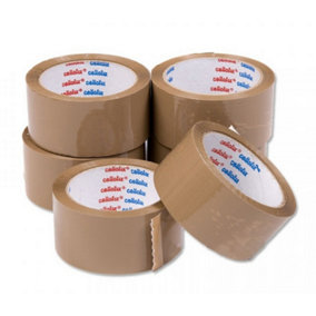 Cellofix Packing Tape (Pack of 6) Brown (One Size)
