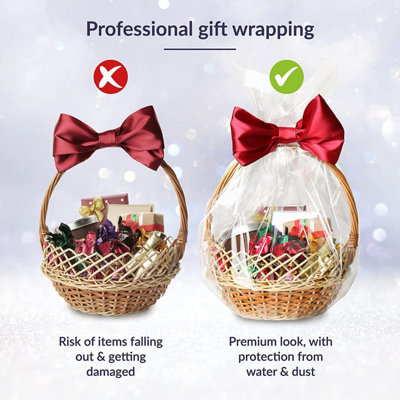 Cellophane wrapping deals paper