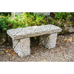 Celtic Design Stone Garden Seat
