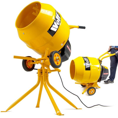 Cement Concrete Mixer Wolf 135L 550W Stand Belle Style