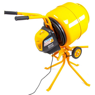 Cement Concrete Mixer Wolf 135L 550W Stand Belle Style - 7