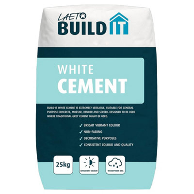 Cement White 25kg Ready Mixed by Laeto Build It