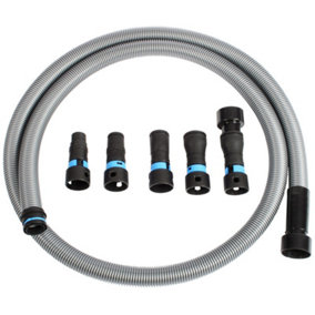 Cen-Tec Systems 94698 Quick Click 3m Hose for Home and Shop Vacuums with Five Piece Power Tool Adaptor Set