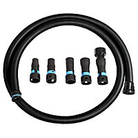 Cen-Tec Systems 94698N Quick Click 3m Hose Compatible with Numatic/Henry Vacuums with Five Piece Power Tool Adaptor Set