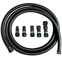 Cen-Tec Systems 94709N Quick Click 5m Hose Compatible with Numatic/Henry Vacuums with Five Piece Power Tool Adaptor Set