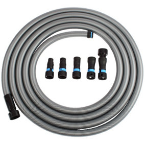 Cen-Tec Systems 94731 Quick Click 9m Hose for Home and Shop Vacuums with Five Piece Power Tool Adaptor Set
